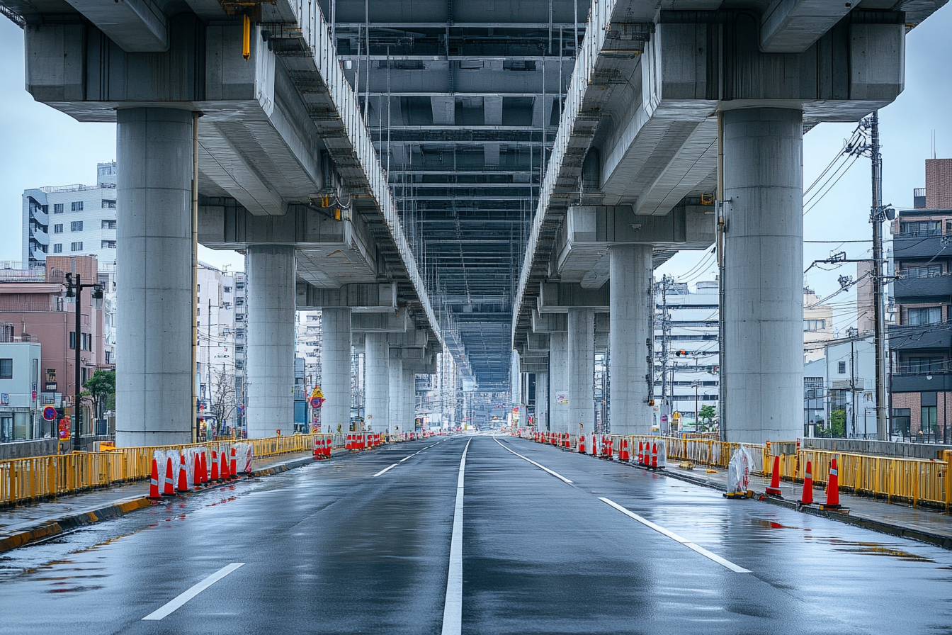 環状7号線 高架橋補修工事